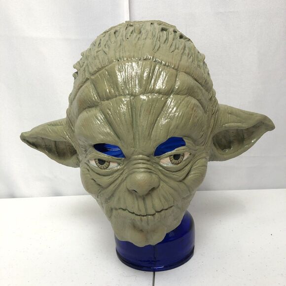 Vtg Yoda Collectors Rubber Mask Lucas Film TM Costume Made In Mexico - Picture 1 of 10
